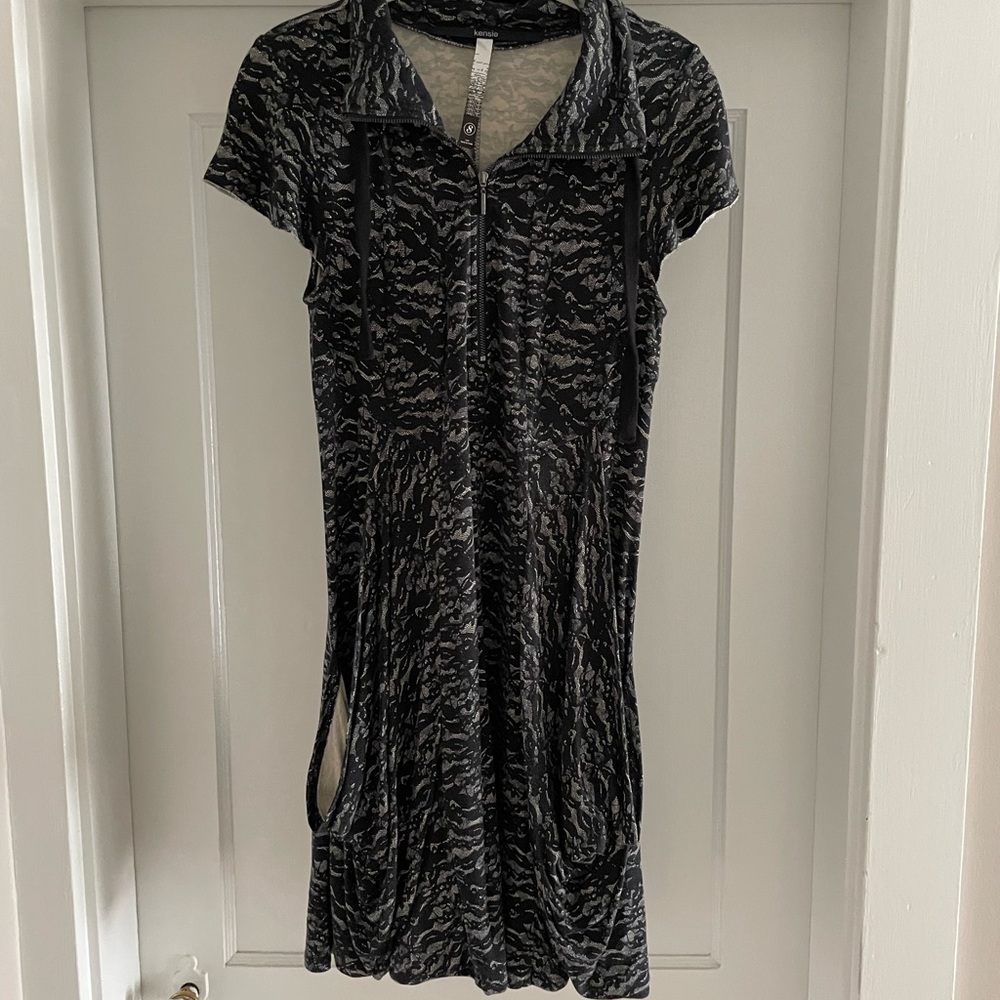 Kensie Black & White Dress